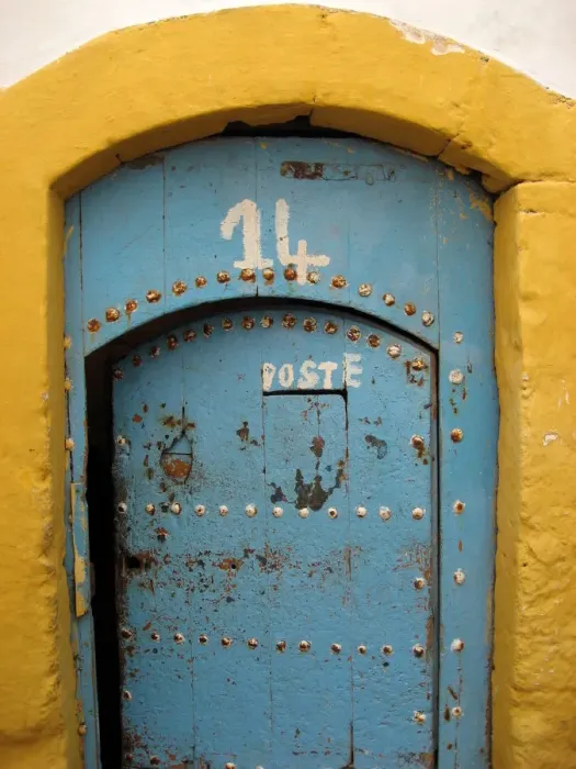 Framed Print : Doorway, Essaouira, Morocco Framed Print : Doorway, Essaouira, Morocco