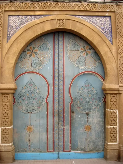 Framed Print : Doorway, Essaouria, Morocco Framed Print : Doorway, Essaouria, Morocco