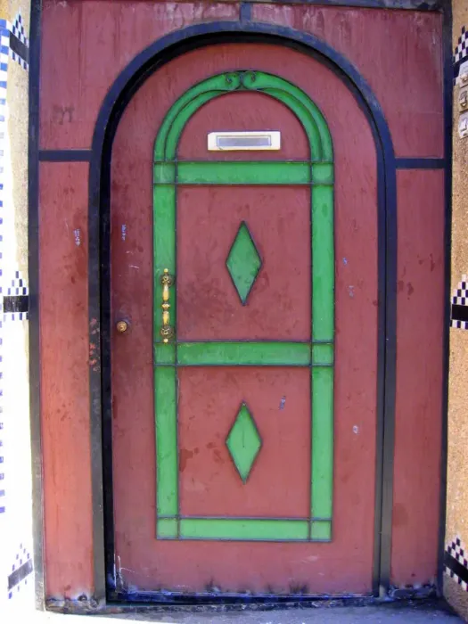 Framed Print : Doorway, Marrakesh, Morocco