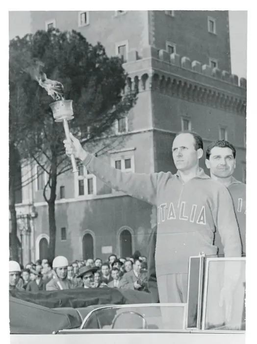 Framed Print : Dordoni Holding the Olympic Torch Framed Print : Dordoni Holding the Olympic Torch