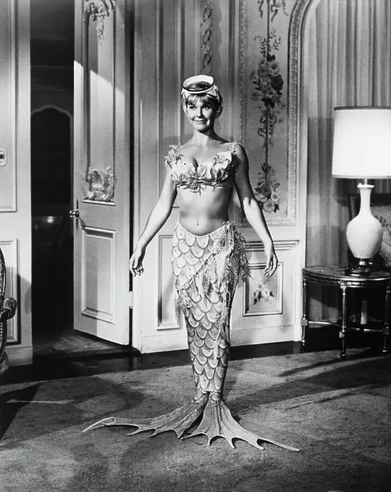 Framed Print : Doris Day in Mermaid Suit Framed Print : Doris Day in Mermaid Suit