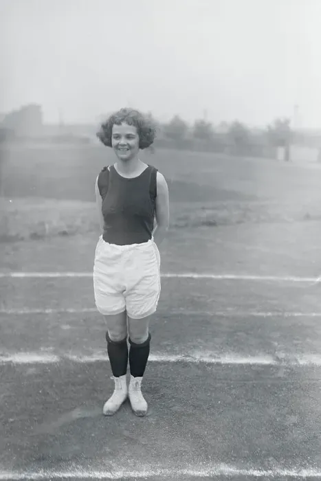 Framed Print : Dorothy Bough Posing on Field Framed Print : Dorothy Bough Posing on Field