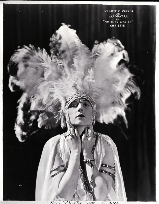 Framed Print : Dorothy Devore In Feathered Headdress