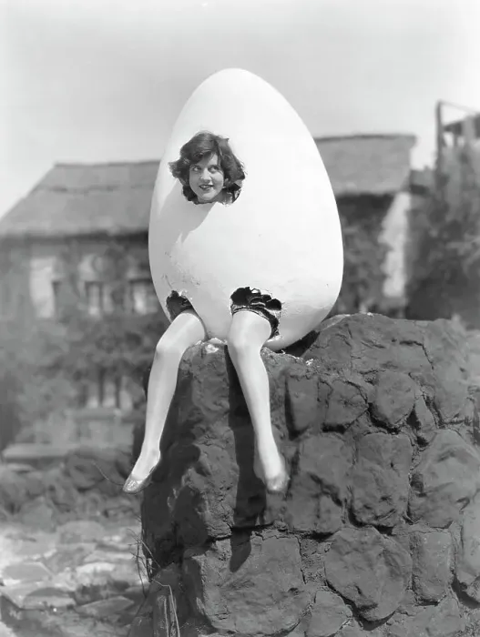 Framed Print : Dorothy Gulliver as Humpty Dumpty Framed Print : Dorothy Gulliver as Humpty Dumpty