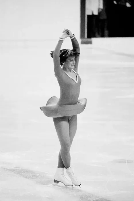 Framed Print : Dorothy Hamill in Action Framed Print : Dorothy Hamill in Action