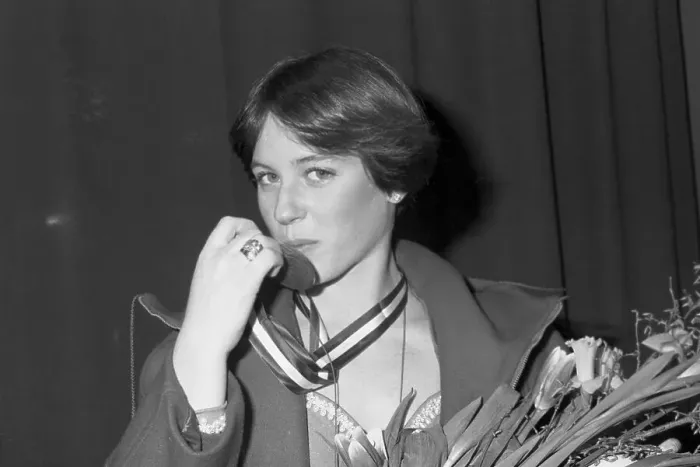 Framed Print : Dorothy Hamill After Winning Olympic Gold Medal Framed Print : Dorothy Hamill After Winning Olympic Gold Medal