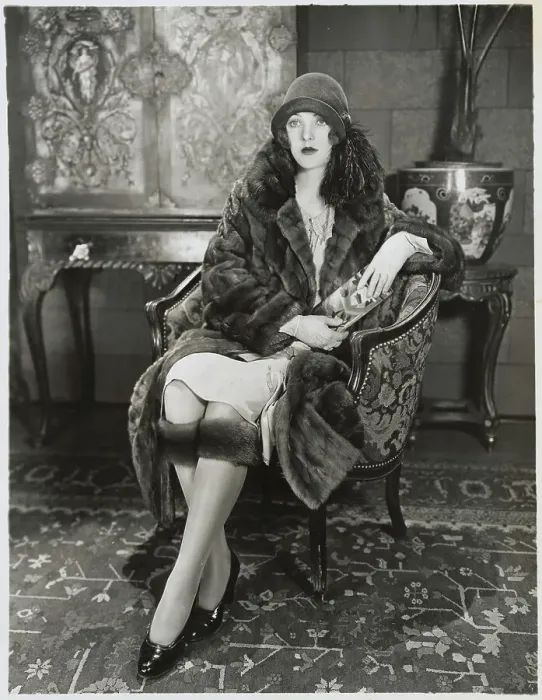 Framed Print : Dorothy Mackaill Wearing Fur Topped Stockings Framed Print : Dorothy Mackaill Wearing Fur Topped Stockings
