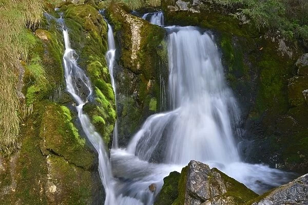 Doser waterfall in Haselgehr, Lech valley, Tyrol, Austria