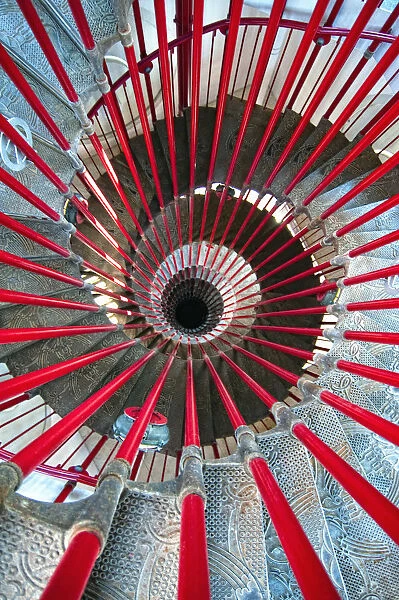 Double helix staircase in Ljubljana castle