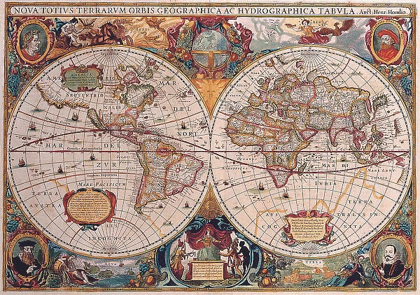 Double Hemisphere Map