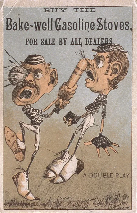 Framed Print : A Double Play Trade Card Framed Print : A Double Play Trade Card