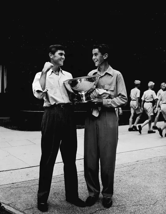 Framed Print : Doubles Tennis Champs, Junior Framed Print : Doubles Tennis Champs, Junior