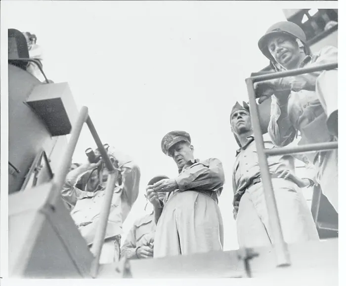 Framed Print : Douglas MacArthur Looking at His Watch Framed Print : Douglas MacArthur Looking at His Watch