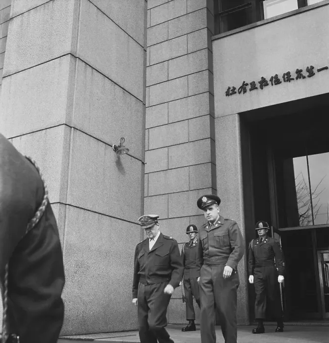 Framed Print : Douglas MacArthur in Tokyo Framed Print : Douglas MacArthur in Tokyo