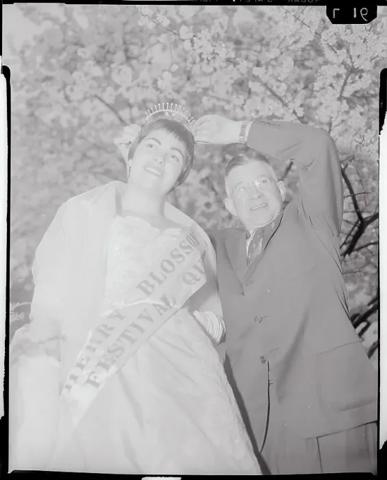 Framed Print : Douglas McKay Crowning Barbara Lyman Framed Print : Douglas McKay Crowning Barbara Lyman
