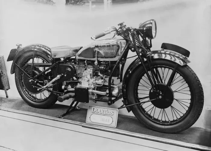 Framed Print : Douglas Motorcycle Framed Print : Douglas Motorcycle