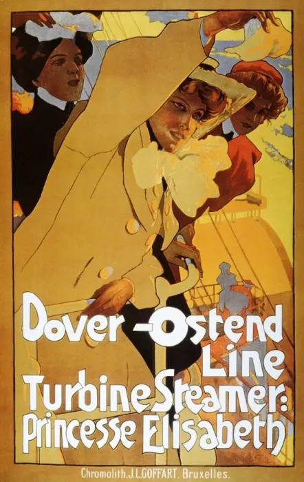 Framed Print : Dover-Ostend Line, Turbine Steamer Framed Print : Dover-Ostend Line, Turbine Steamer