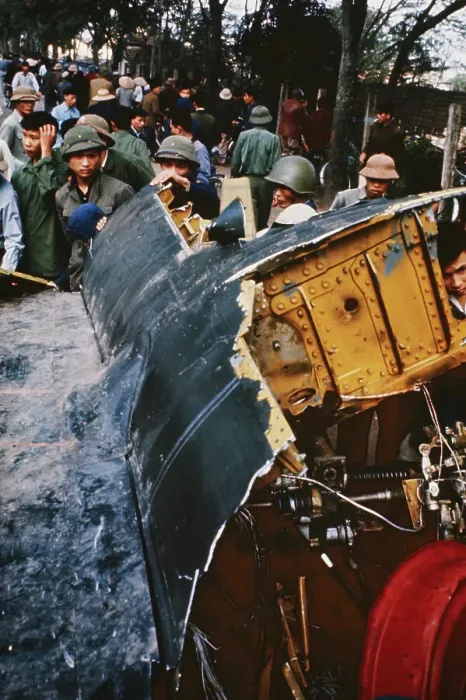 Framed Print : Downed B-52, Hanoi Framed Print : Downed B-52, Hanoi