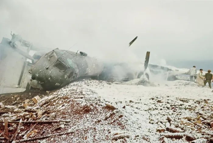 Framed Print : Downed Fairchild C-123 Provider, Khe Sanh Framed Print : Downed Fairchild C-123 Provider, Khe Sanh