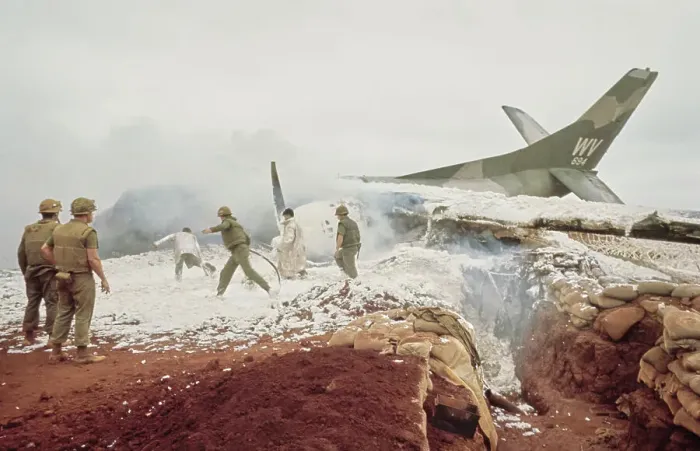 Framed Print : Downed Fairchild C-123 Provider, Khe Sanh Framed Print : Downed Fairchild C-123 Provider, Khe Sanh