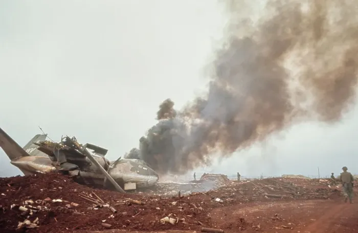Framed Print : Downed Fairchild C-123 Provider, Khe Sanh Framed Print : Downed Fairchild C-123 Provider, Khe Sanh