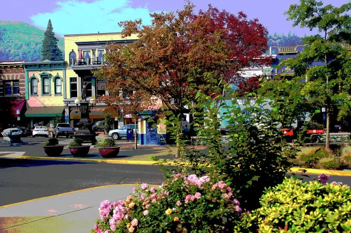 Framed Print : Downtown Ashland Framed Print : Downtown Ashland
