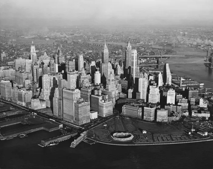 Framed Print : Downtown Manhattan