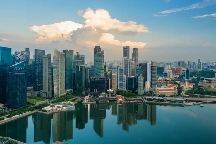Framed Print : Downtown Singapore Framed Print : Downtown Singapore