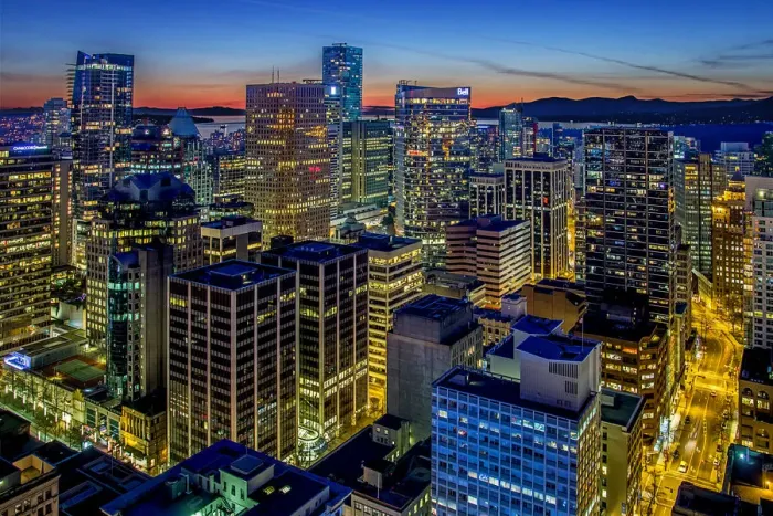 Framed Print : Downtown Vancouver Framed Print : Downtown Vancouver