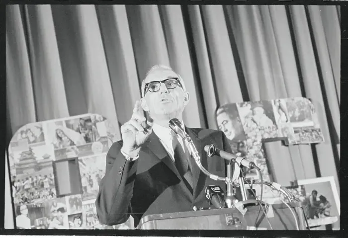 Framed Print : Dr. Benjamin Spock Speaking Framed Print : Dr. Benjamin Spock Speaking