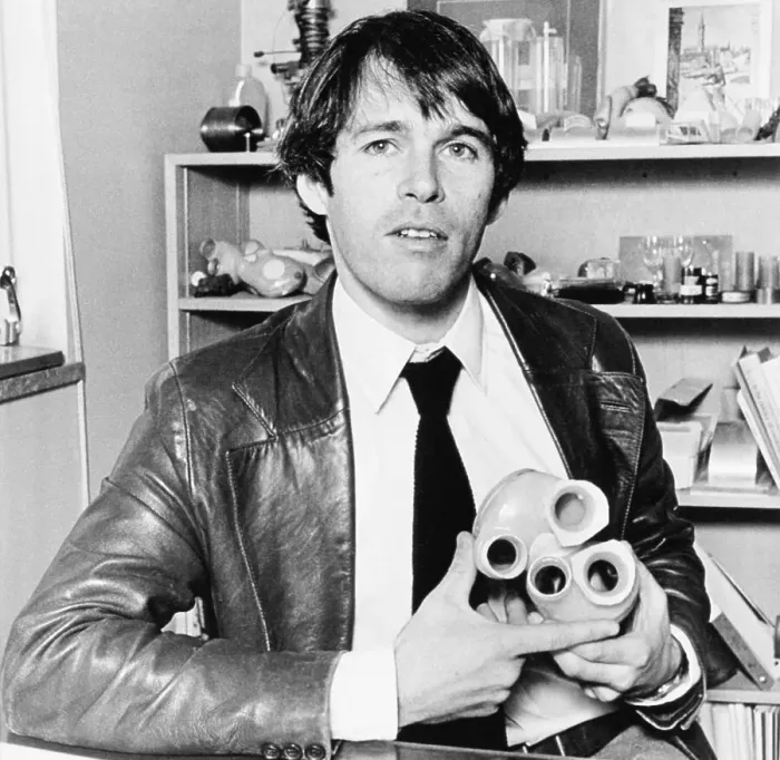 Framed Print : Dr. Jarvik With Artificial Heart Framed Print : Dr. Jarvik With Artificial Heart