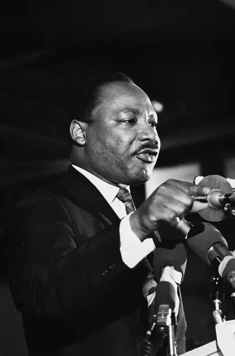 Framed Print : Dr. King Speaking On The Eve Of His Deat