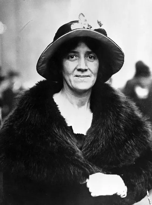 Framed Print : Dr. Marie Stopes Wearing Fur Coat Framed Print : Dr. Marie Stopes Wearing Fur Coat