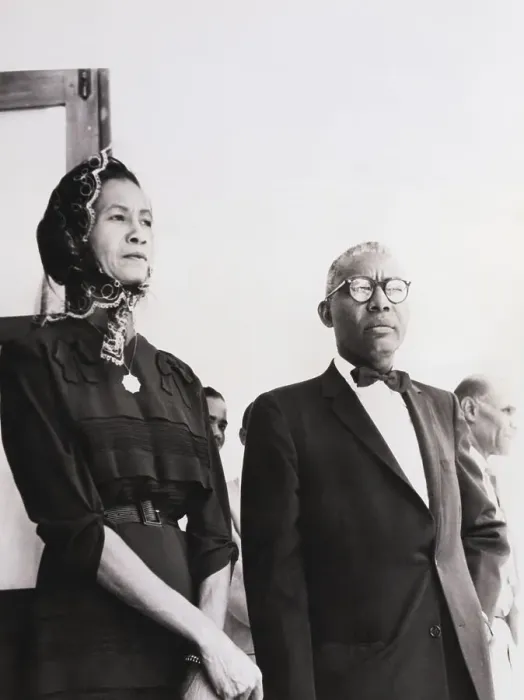Framed Print : Dr. and Mrs. Francois Duvalier Waiting