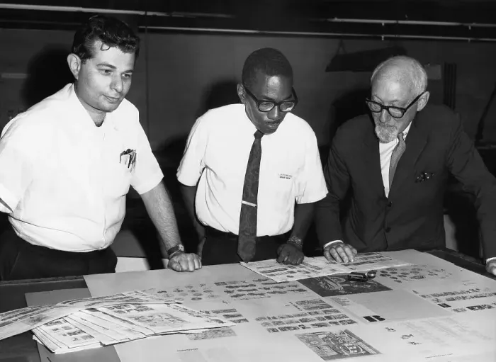 Framed Print : Dr. Otto Bettmann Working On Bpa Framed Print : Dr. Otto Bettmann Working On Bpa