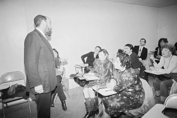 Framed Print : Dr. Philip Berg Teaches Kaballah