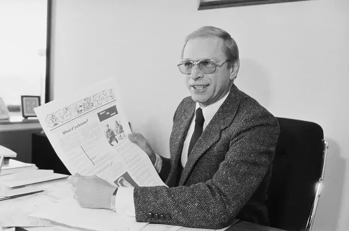 Framed Print : Dr. Robert Reynolds Holding School Paper