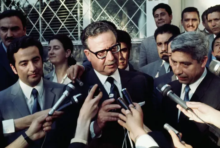 Framed Print : Dr. Salvador Allende Celebrating Victory Framed Print : Dr. Salvador Allende Celebrating Victory