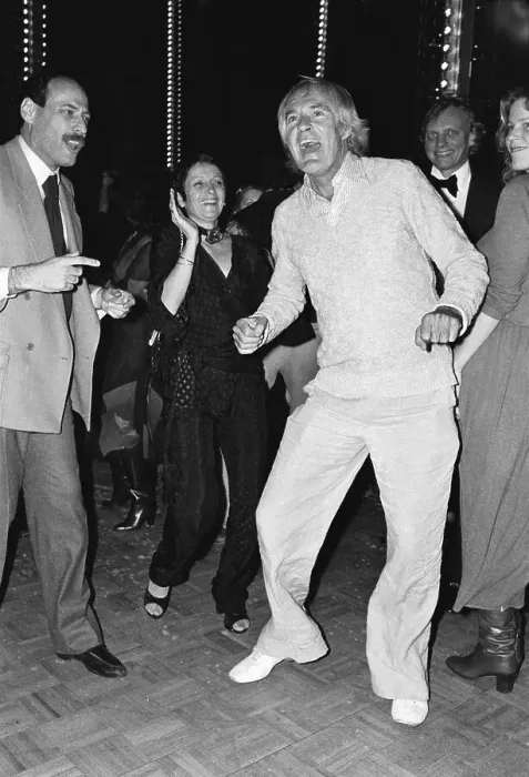 Framed Print : Dr. timothy Leary Dancing at Studio Fifty Four Framed Print : Dr. timothy Leary Dancing at Studio Fifty Four