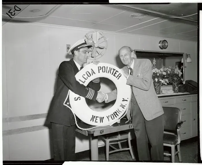 Framed Print : Dr. William Beebe and Captain Andrew Devine Framed Print : Dr. William Beebe and Captain Andrew Devine