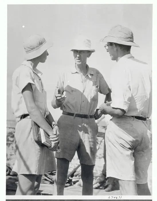 Framed Print : Dr William Beebe Giving Instructions to Crew Framed Print : Dr William Beebe Giving Instructions to Crew