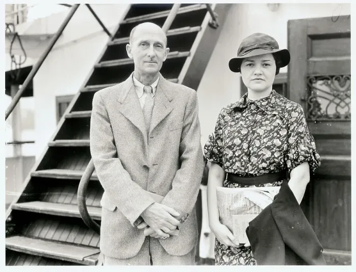 Framed Print : Dr. Williams and His Wife