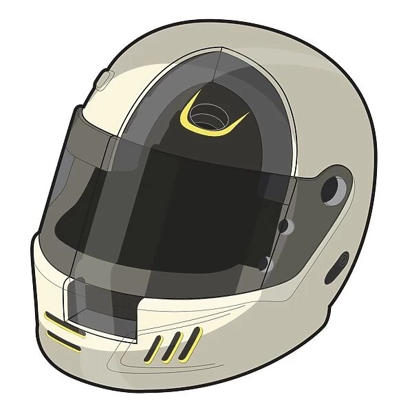 Drag racing helmet