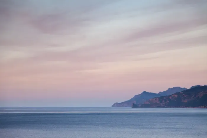 Framed Print : Dramatic sky at sunset over north coast of Mallorca Framed Print : Dramatic sky at sunset over north coast of Mallorca
