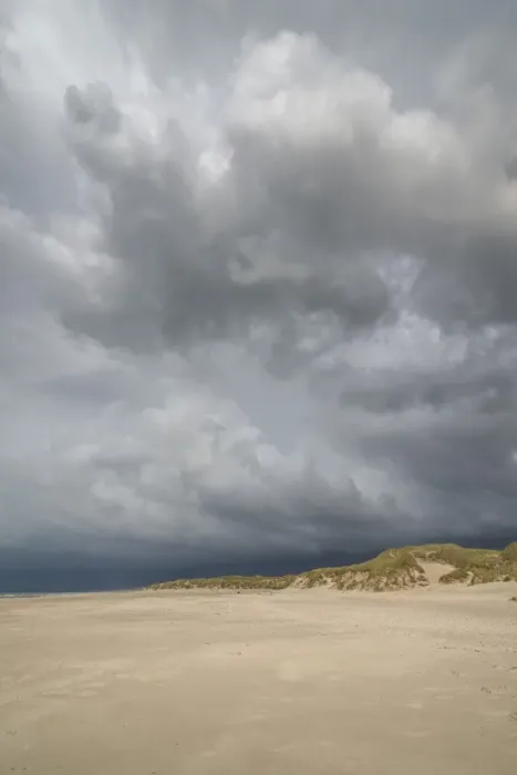 Framed Print : Dramatic storm clouds over beach and dunes, Henne Strand, Region of Southern Denmark, Denmark Framed Print : Dramatic storm clouds over beach and dunes, Henne Strand, Region of Southern Denmark, Denmark