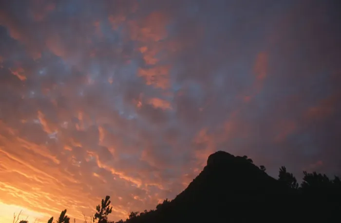 Framed Print : Dramatic Sunset over Lions Head Framed Print : Dramatic Sunset over Lions Head