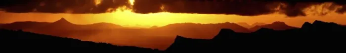 Framed Print : Dramatic Sunset Over a Mountain Range Framed Print : Dramatic Sunset Over a Mountain Range