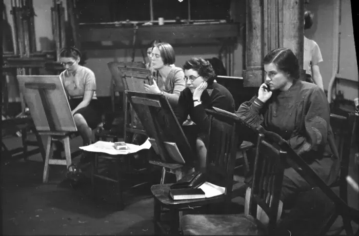 Framed Print : Drawing Class Framed Print : Drawing Class