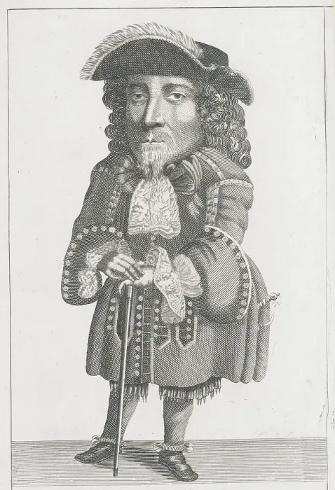 Framed Print : Drawing Depicting Famous Dwarf John Wormberg Framed Print : Drawing Depicting Famous Dwarf John Wormberg