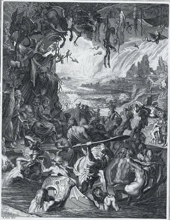 Framed Print : Drawing Depicting Occupants of Hell